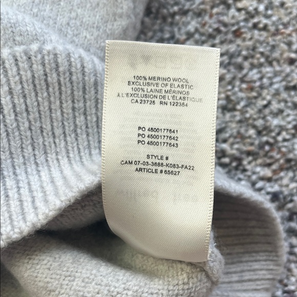 Wilfred Light Gray Turtleneck Sweater - Picture 5 of 5